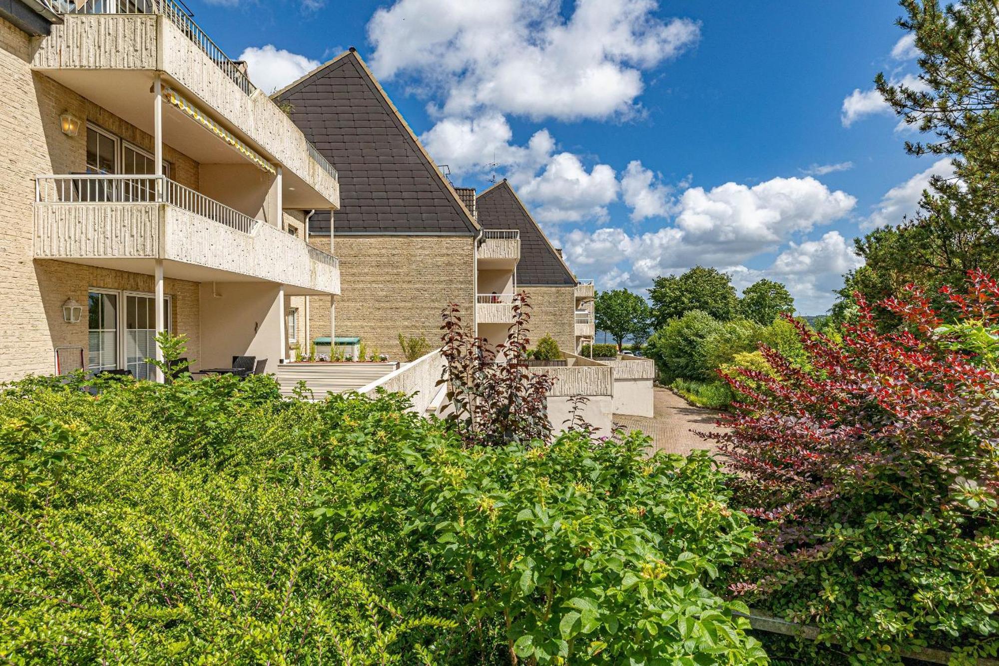 Fewo1846 - Strandresidenz Wassersleben Suedblick App 689 - Komfortables Apartment Mit Balkon Und Meerblick Harrislee Bagian luar foto