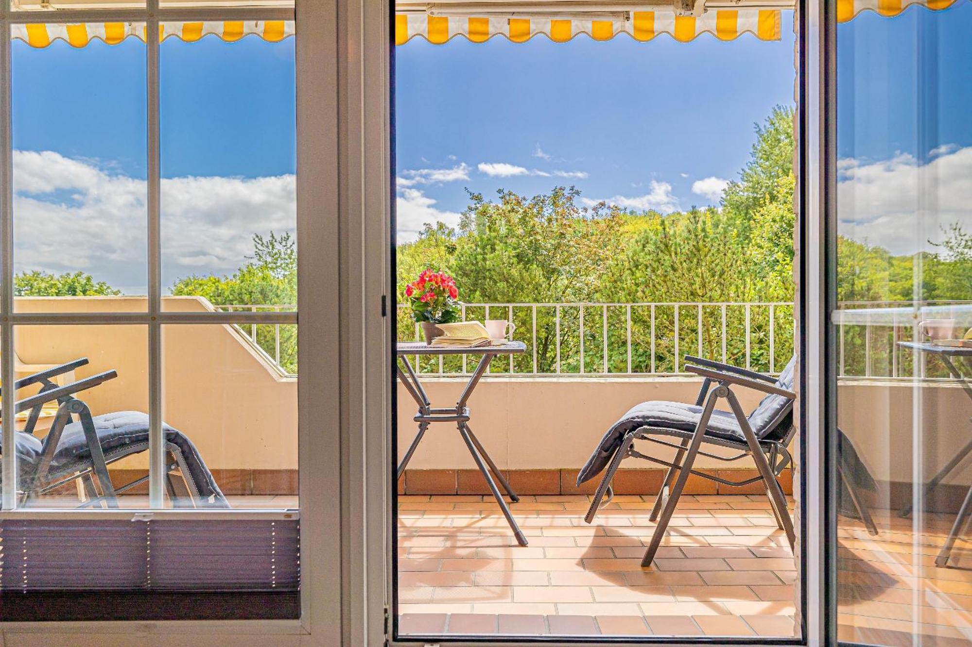Fewo1846 - Strandresidenz Wassersleben Suedblick App 689 - Komfortables Apartment Mit Balkon Und Meerblick Harrislee Bagian luar foto