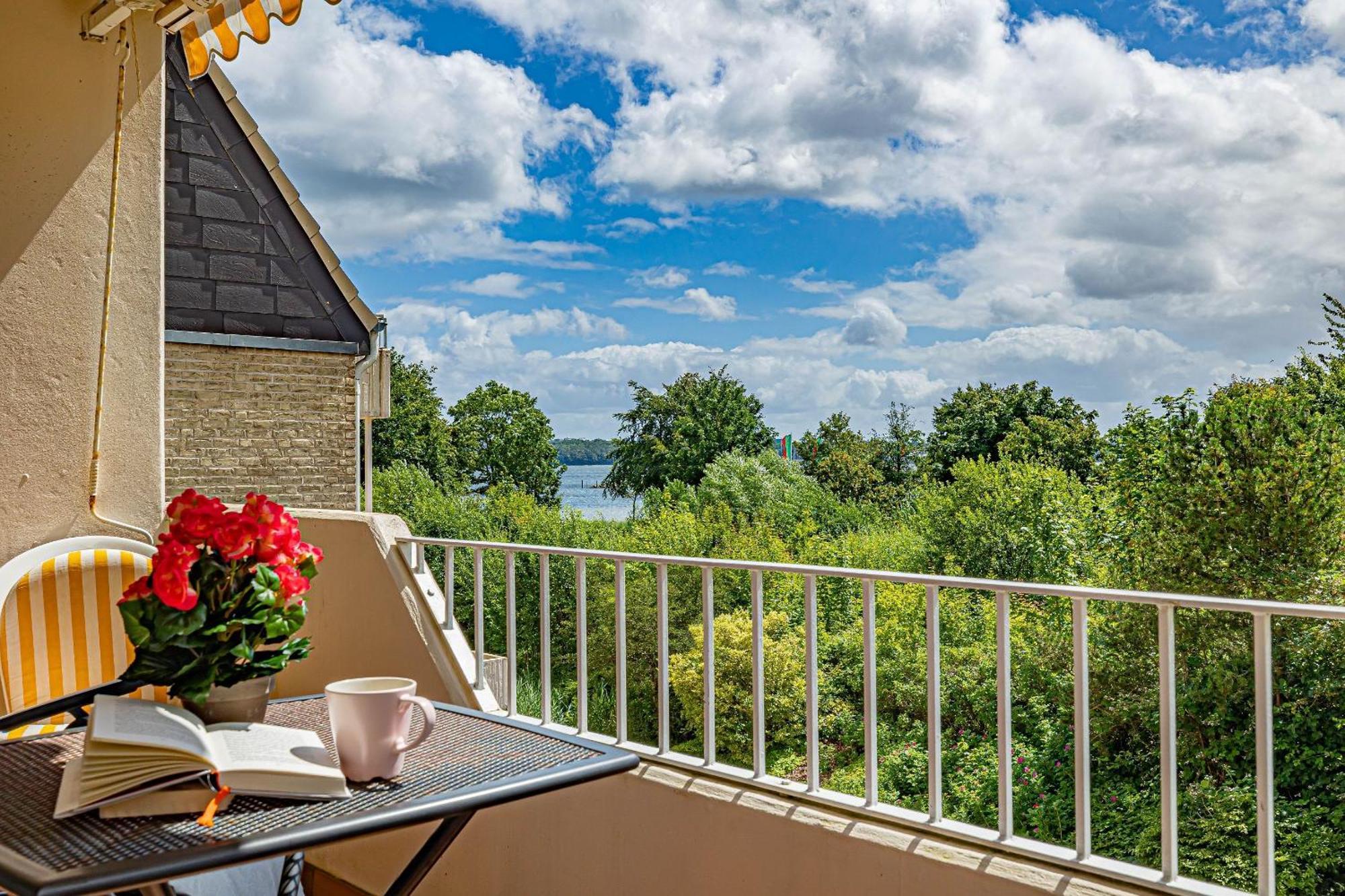 Fewo1846 - Strandresidenz Wassersleben Suedblick App 689 - Komfortables Apartment Mit Balkon Und Meerblick Harrislee Bagian luar foto
