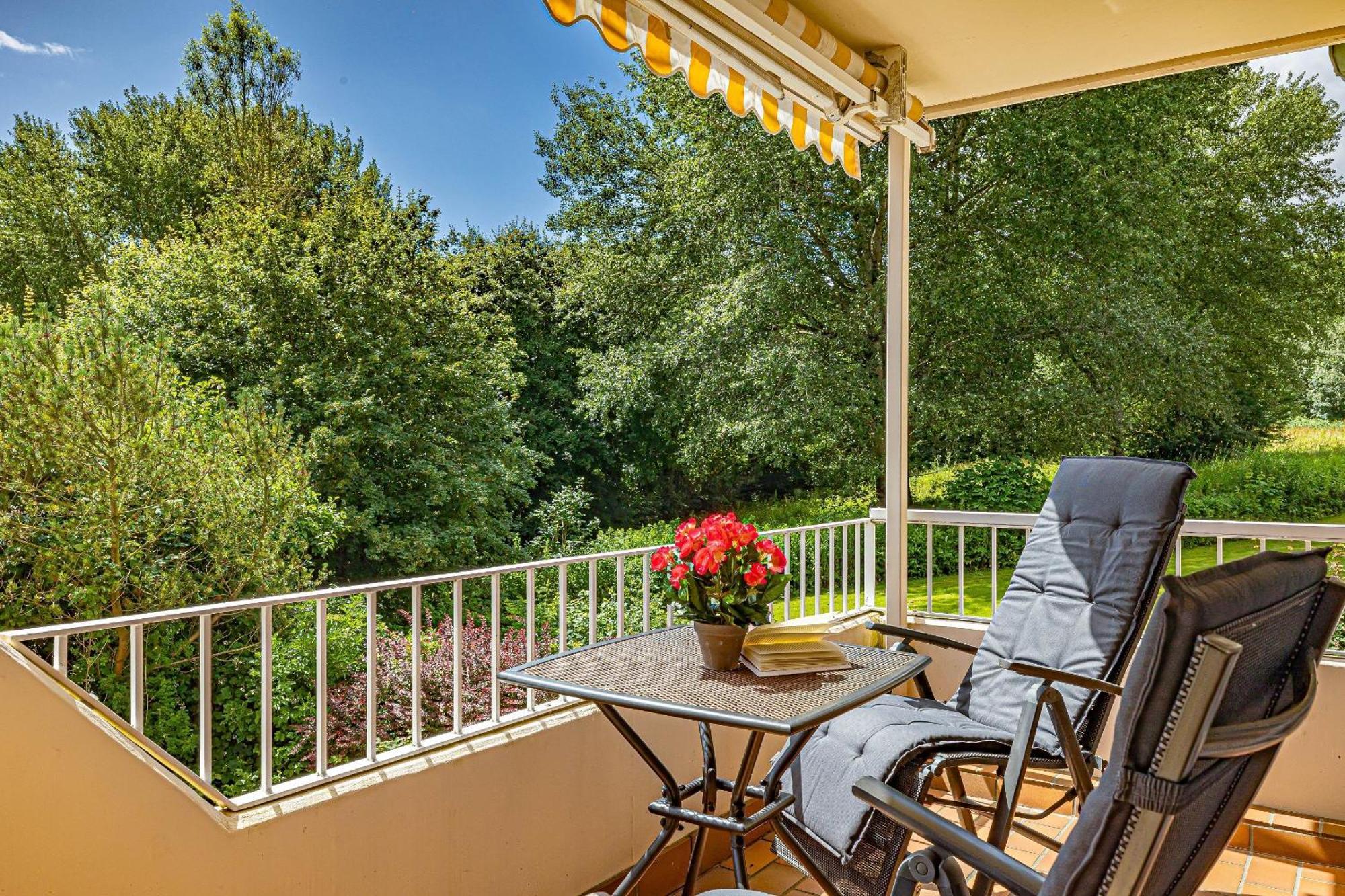 Fewo1846 - Strandresidenz Wassersleben Suedblick App 689 - Komfortables Apartment Mit Balkon Und Meerblick Harrislee Bagian luar foto